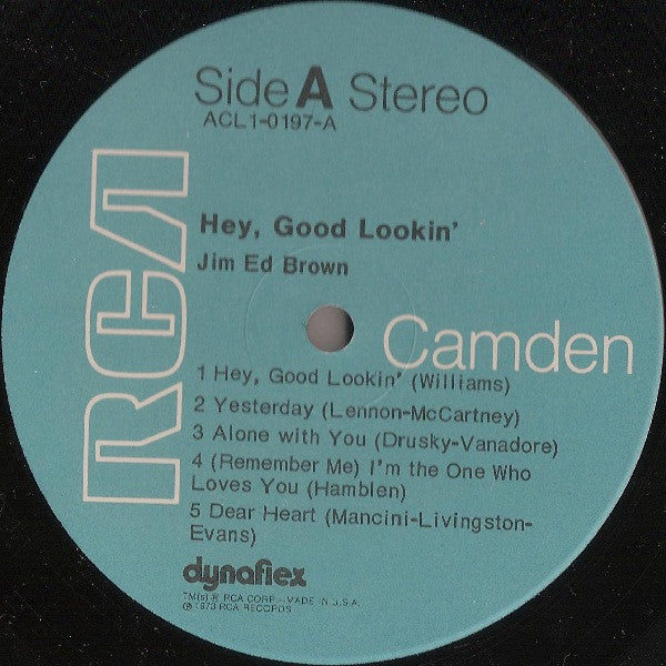 Jim Ed Brown : Hey, Good Lookin' (LP, Album)