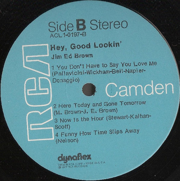 Jim Ed Brown : Hey, Good Lookin' (LP, Album)