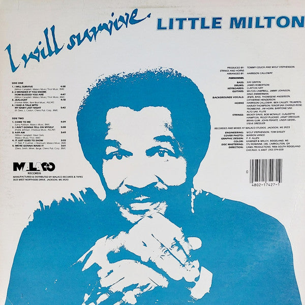 Little Milton : I Will Survive (LP, Album)