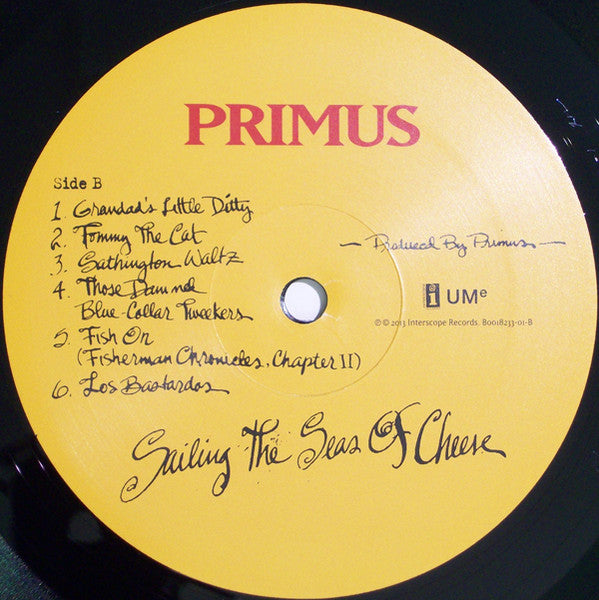 Primus : Sailing The Seas Of Cheese (LP, Album, RE, 200)