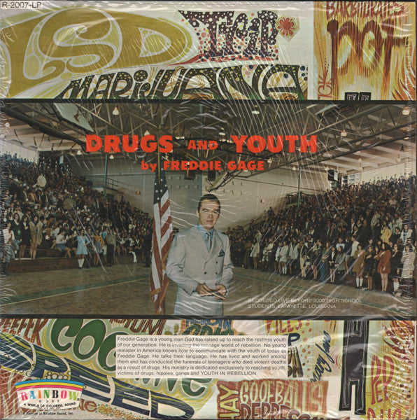 Freddie Gage : Drugs And Youth (LP, Album)