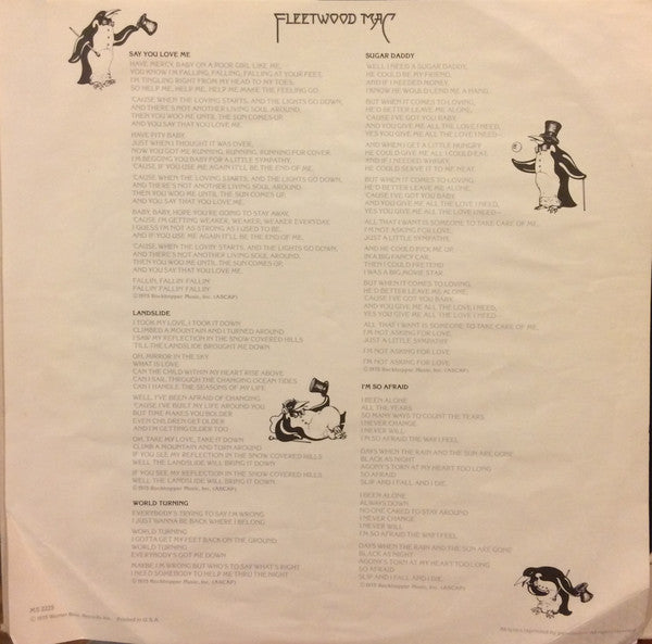 Fleetwood Mac : Fleetwood Mac (LP, Album, Pit)