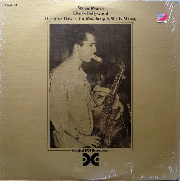 Warne Marsh : Live In Hollywood (LP, Album, RM)