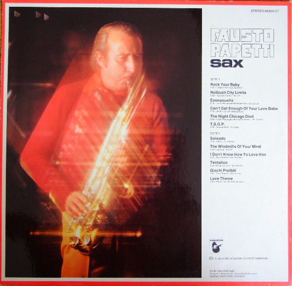 Fausto Papetti : Sax (LP, Comp)