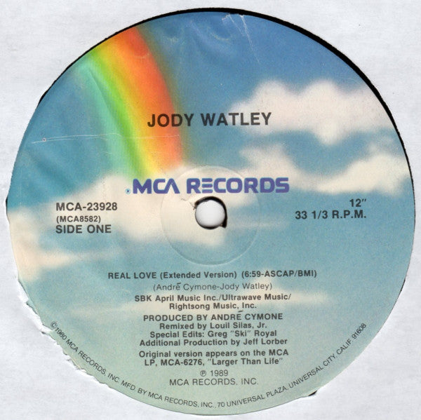 Jody Watley : Real Love (Extended Version) (12", Single)
