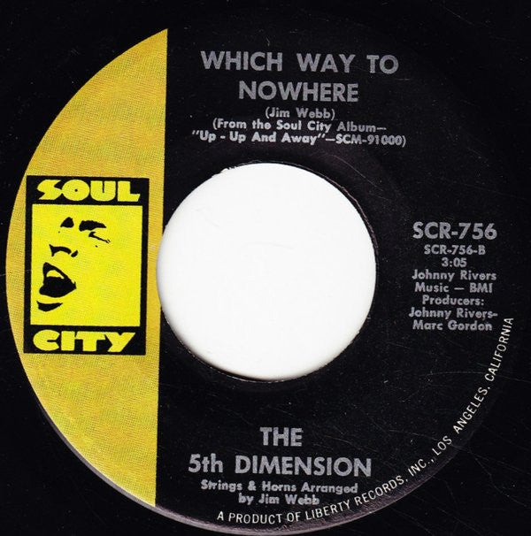 The 5th Dimension* : Up-Up And Away (7", Single)