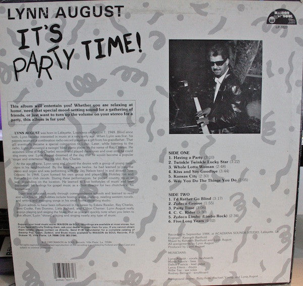 Lynn August : It's Party Time! (LP, Album)