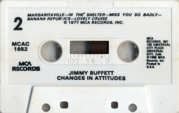 Jimmy Buffett : Changes In Latitudes, Changes In Attitudes (Cass, RE)