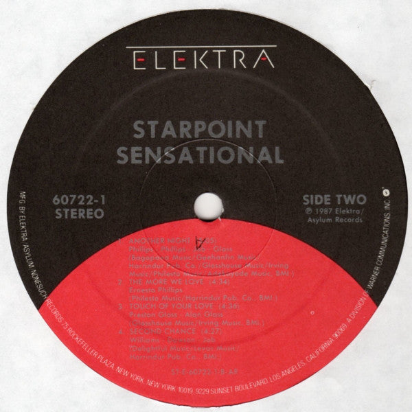 Starpoint : Sensational (LP, Album, All)