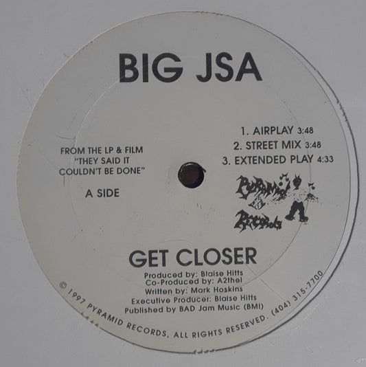 Big JSA : Get Closer (12")
