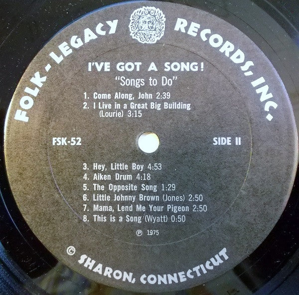 Sandy* And Caroline Paton : I've Got A Song! (LP)