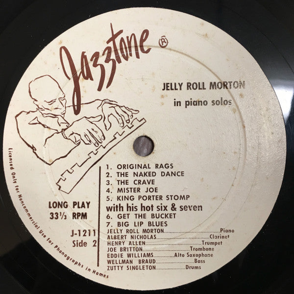 Jelly Roll Morton : Jelly Roll Morton (LP, Comp, Mono)