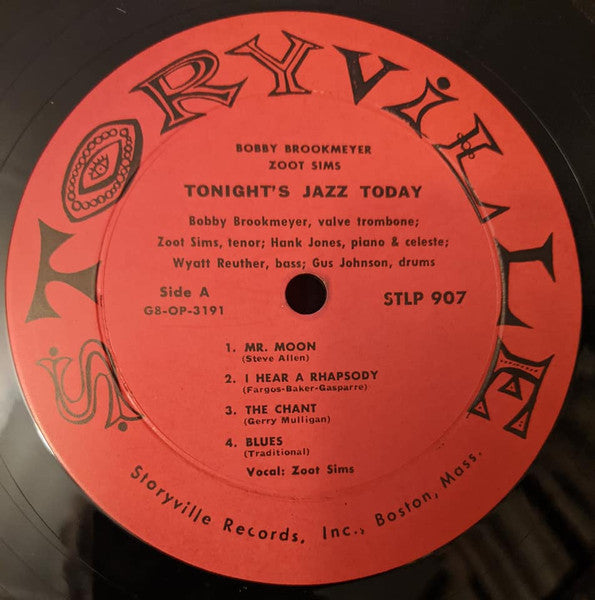 Zoot Sims & Bobby Brookmeyer* : Tonite's Music Today (LP, Album)