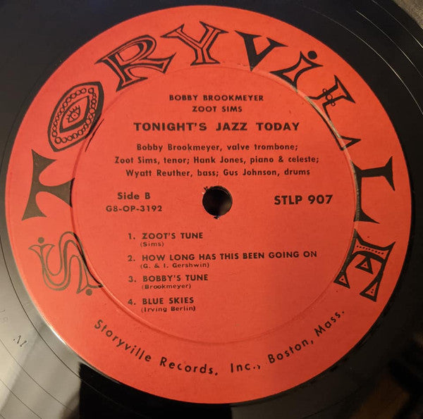 Zoot Sims & Bobby Brookmeyer* : Tonite's Music Today (LP, Album)