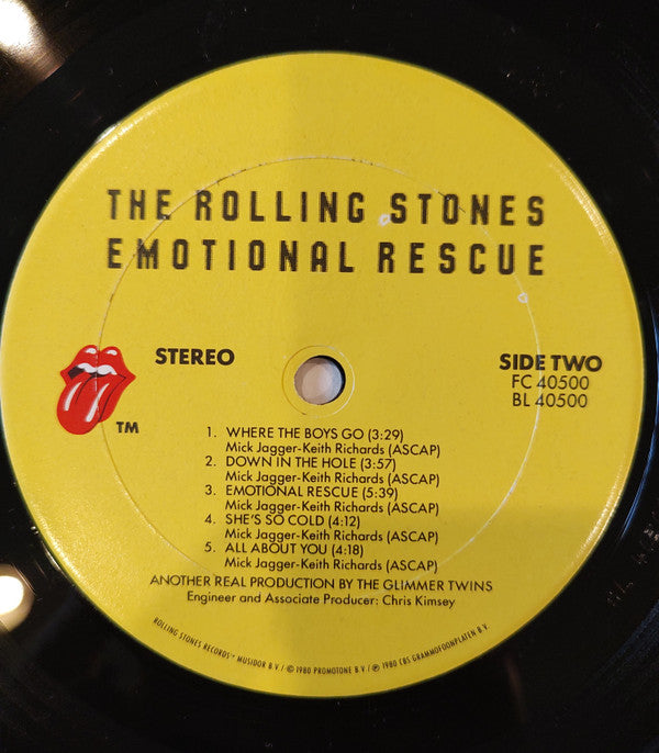 The Rolling Stones : Emotional Rescue (LP, Album, RE)