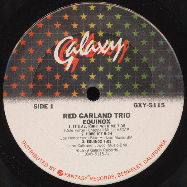 Red Garland Trio* : Equinox (LP, Album)