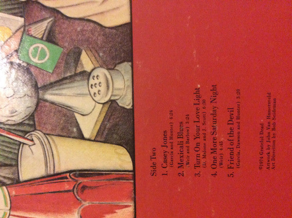 Grateful Dead* : The Best Of "Skeletons From The Closet" (LP, Comp, RP, Win)