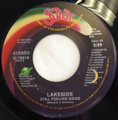 Lakeside : Still Feeling Good / Sensations (7")