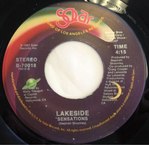 Lakeside : Still Feeling Good / Sensations (7")