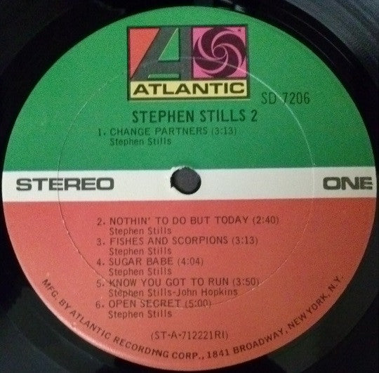 Stephen Stills : Stephen Stills 2 (LP, Album, RI )