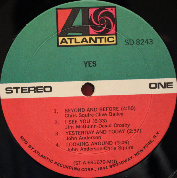 Yes : Yes (LP, Album, MO )