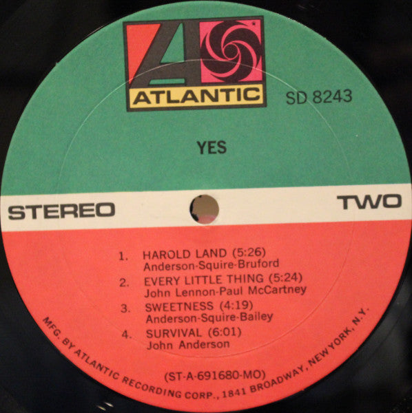 Yes : Yes (LP, Album, MO )