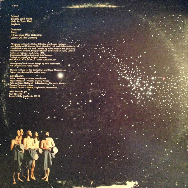 Supertramp : Crime Of The Century (LP, Album, Ter)