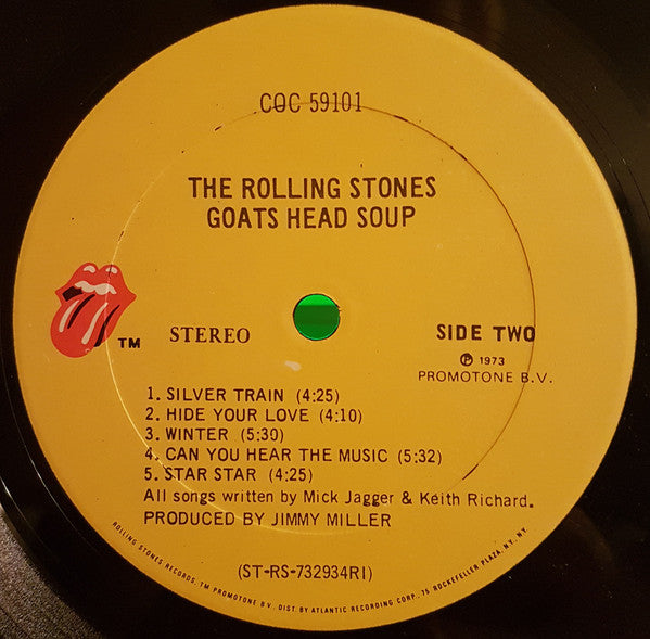 The Rolling Stones : Goats Head Soup (LP, Album, RI )