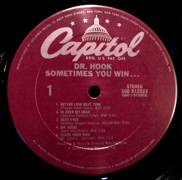 Dr. Hook : Sometimes You Win (LP, Album, Club)