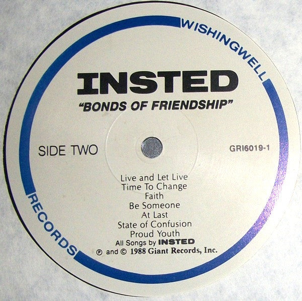 Insted : Bonds Of Friendship (LP, Album)