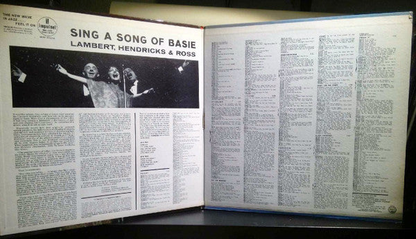 Lambert, Hendricks & Ross : Sing A Song Of Basie (LP, Mono, RE)