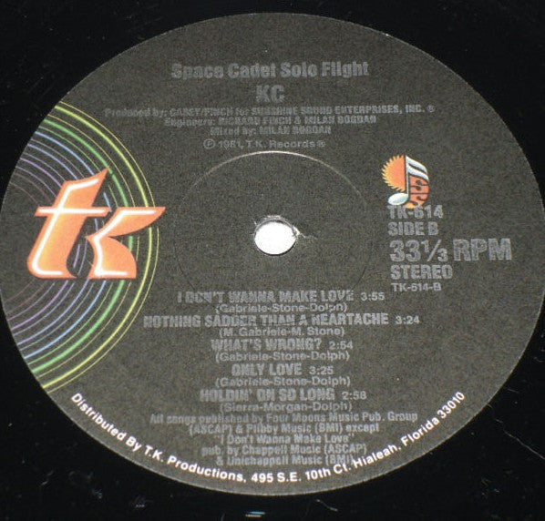 KC (4) : Space Cadet Solo Flight (LP, Album)