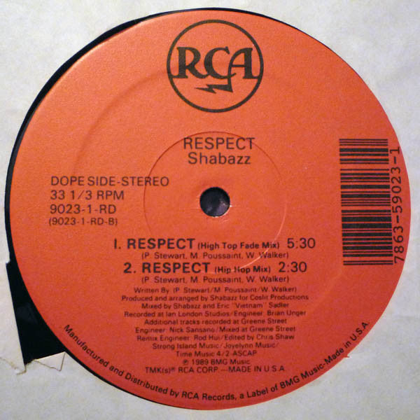 Shabazz : Respect (12")
