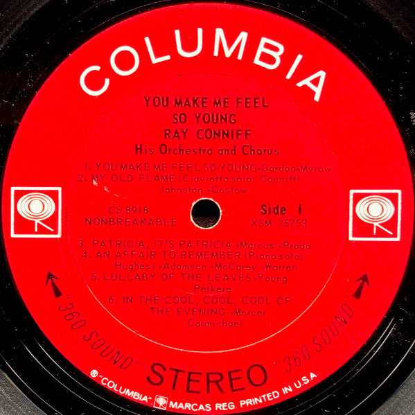 Ray Conniff And His Orchestra & Chorus : You Make Me Feel So Young (LP, Album, RE, Ter)