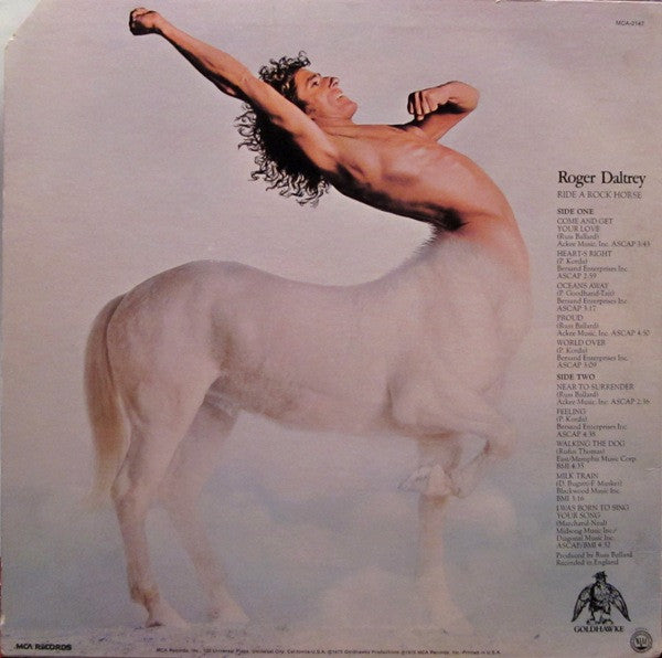 Roger Daltrey : Ride A Rock Horse (LP, Album, Glo)