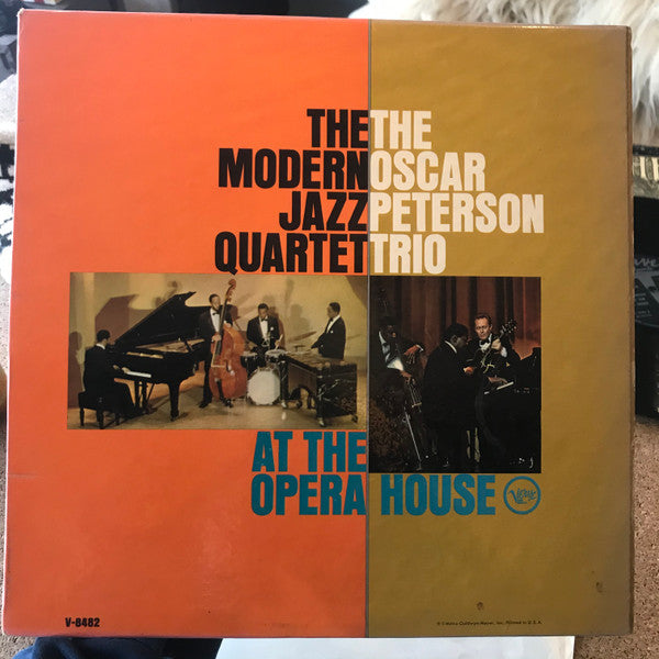 The Modern Jazz Quartet And The Oscar Peterson Trio : At The Opera House (LP, Album)