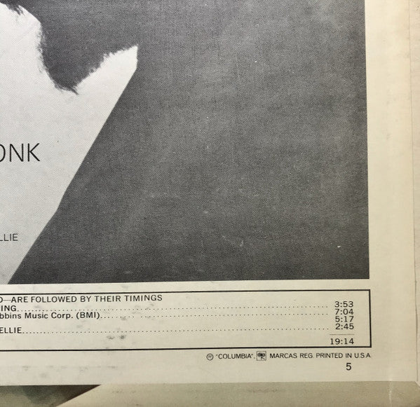 Thelonious Monk : Criss-Cross (LP, Album)