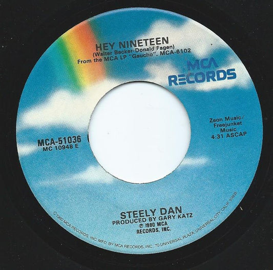 Steely Dan : Hey Nineteen / Bodhisattva (7", Single)