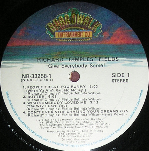 Richard "Dimples" Fields* : Give Everybody Some! (LP, Album, Gol)
