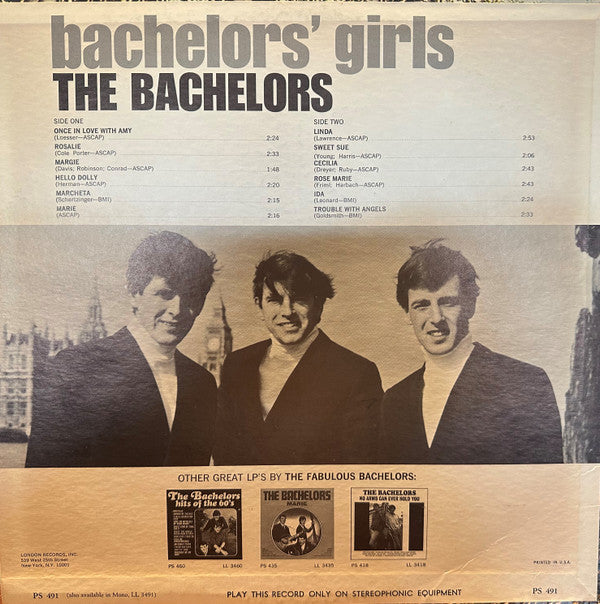 The Bachelors : Bachelors' Girls (LP)