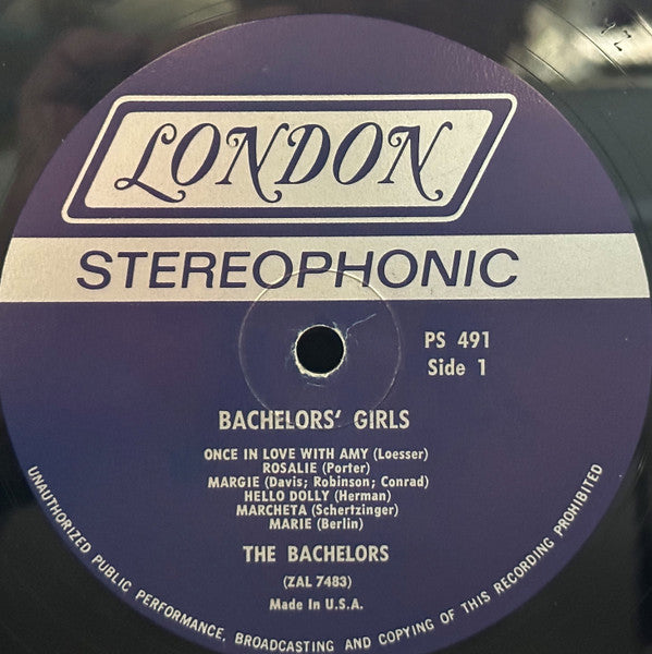 The Bachelors : Bachelors' Girls (LP)