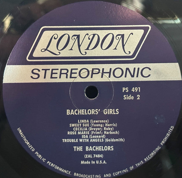 The Bachelors : Bachelors' Girls (LP)