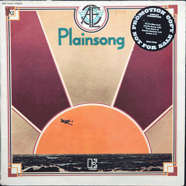 Plainsong : In Search Of Amelia Earhart (LP, Album, Promo, San)