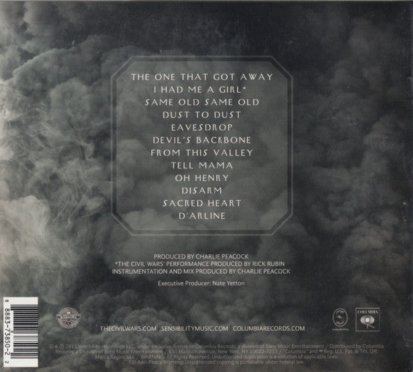 The Civil Wars : The Civil Wars (CD, Album)