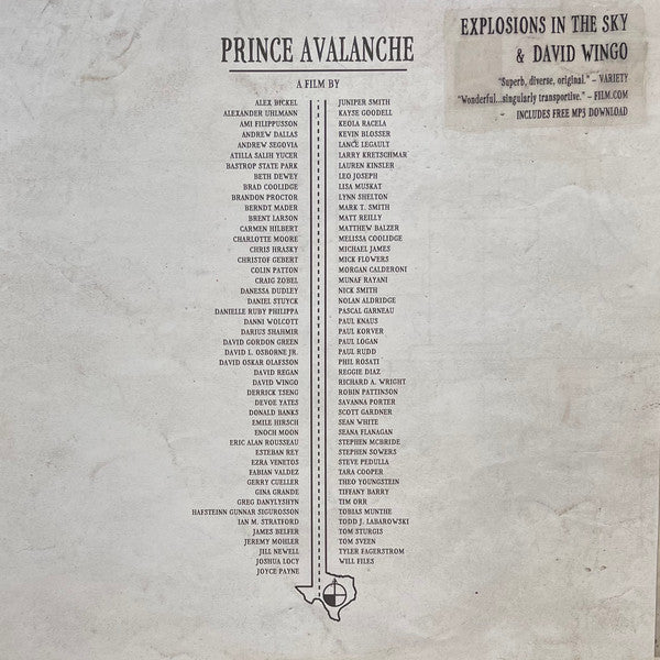 Explosions In The Sky, David Wingo : Prince Avalanche: An Original Motion Picture Soundtrack (LP, Album)