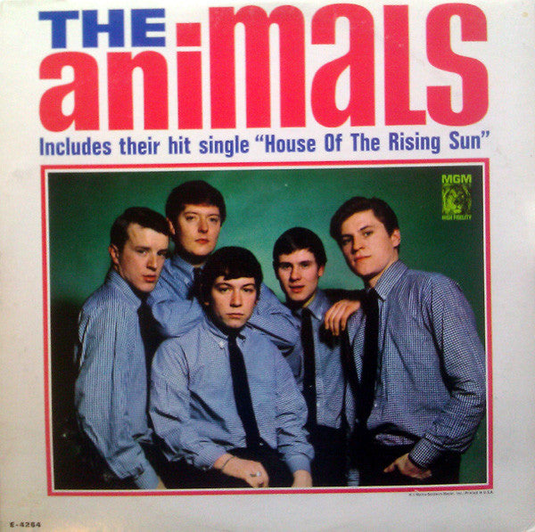 The Animals : The Animals (LP, Album, Mono, MGM)