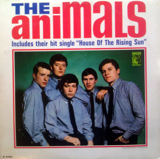 The Animals : The Animals (LP, Album, Mono, MGM)