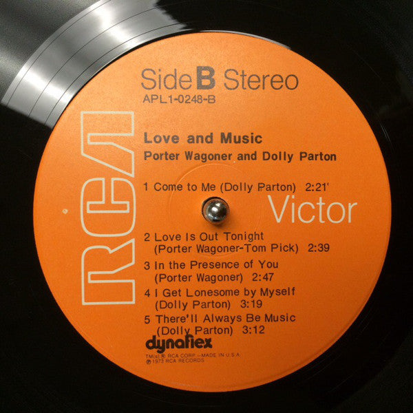 Porter Wagoner And Dolly Parton : Love And Music (LP)