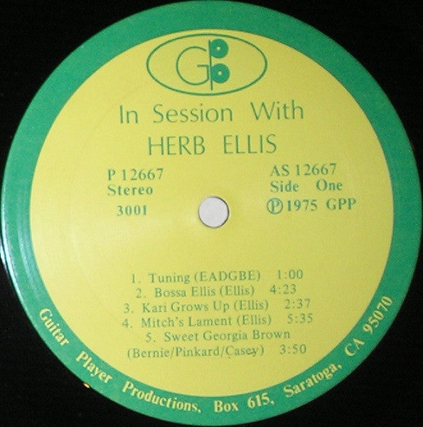 Herb Ellis : In Session With Herb Ellis (LP, Album)