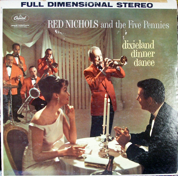 Red Nichols And His Five Pennies : Dixieland Dinner Dance (LP, Album)
